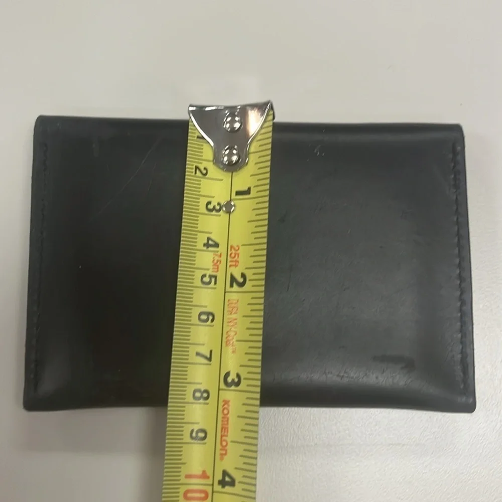 Labarrere Paty Black Leather Wallet cards and cash holder / small